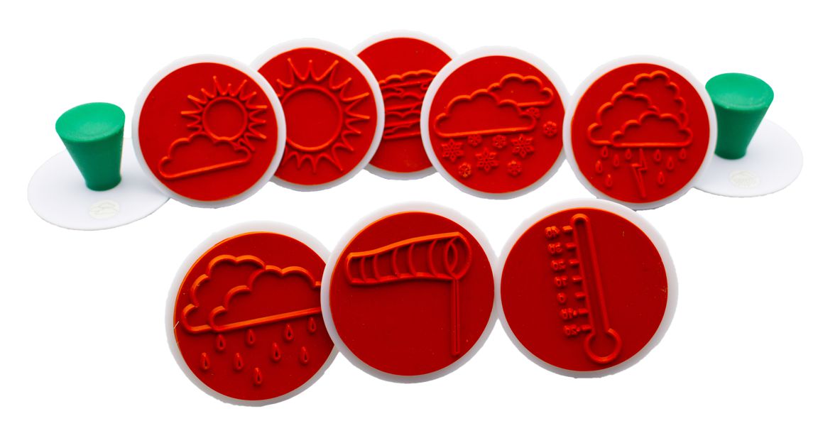 Wetterstempel 10er Set